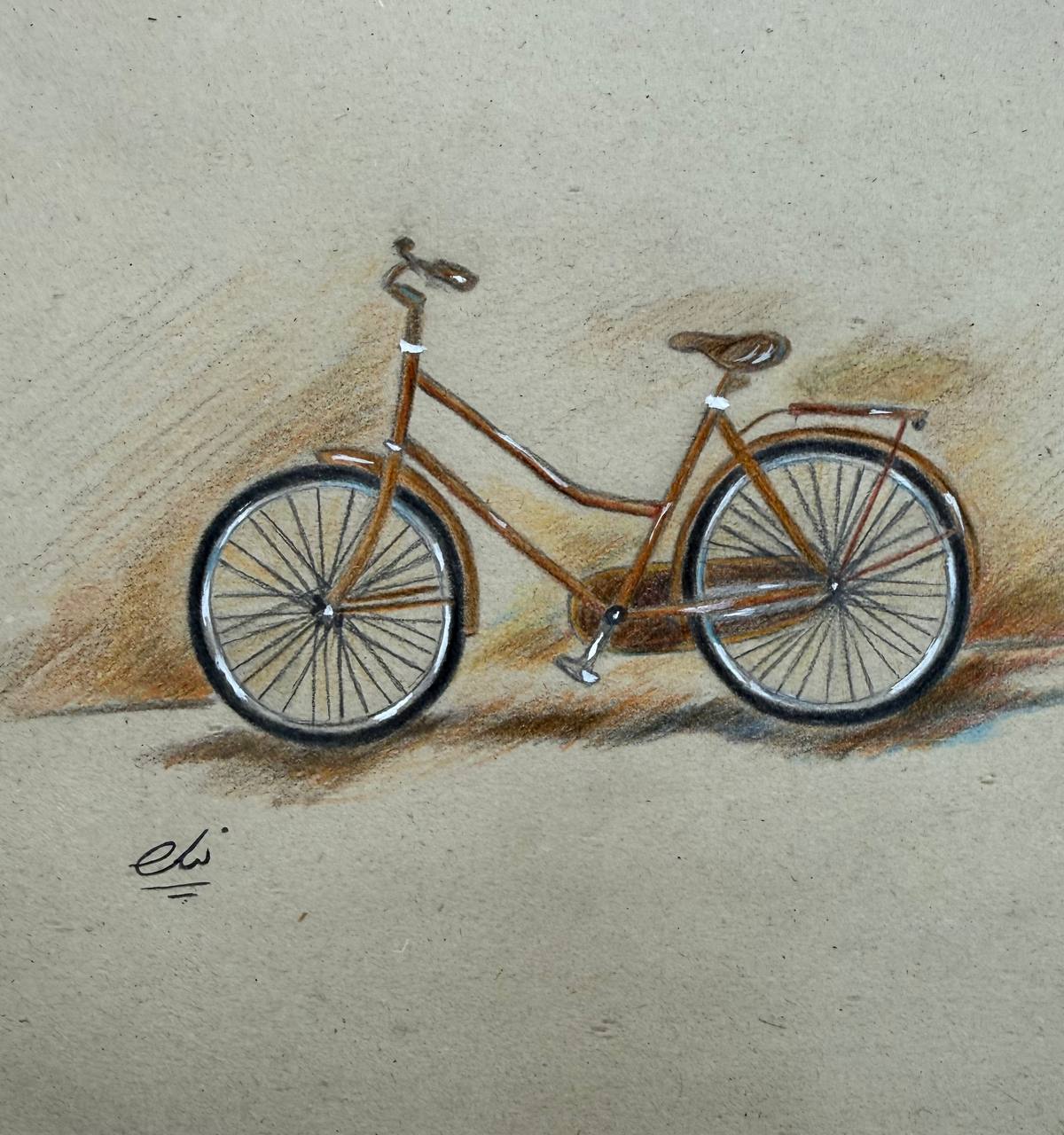 آموزش نقاشی سیاه قلم الناز لواشی